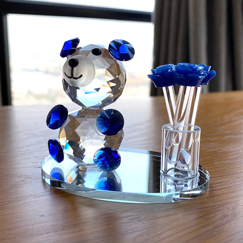 Introducing the Handmade Crystal Bear Paperweight u2013 a modern style addition to your home decor that doubles as a functional piece for those who appreciate unique touches. Double Cart provides Best products for your home in Philadelphia, PA.
