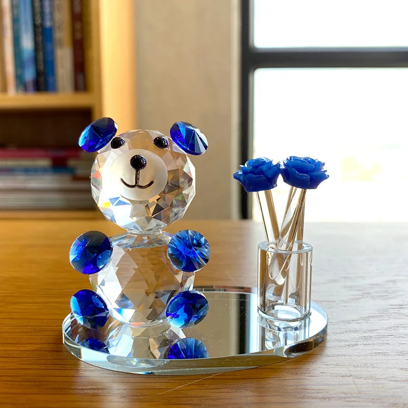 Introducing the Handmade Crystal Bear Paperweight u2013 a modern style addition to your home decor that doubles as a functional piece for those who appreciate unique touches. Double Cart provides Best products for your home in Portland, OR.