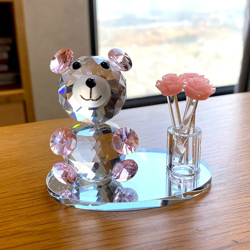 Introducing the Handmade Crystal Bear Paperweight u2013 a modern style addition to your home decor that doubles as a functional piece for those who appreciate unique touches. Double Cart provides Best products for your home in San Francisco, CA.