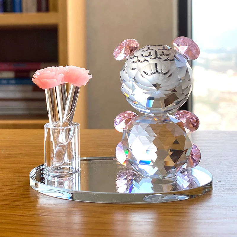 Introducing the Handmade Crystal Bear Paperweight u2013 a modern style addition to your home decor that doubles as a functional piece for those who appreciate unique touches. Double Cart provides Best products for your home in San Jose, CA.