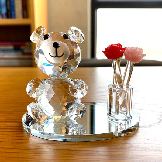 Introducing the Handmade Crystal Bear Paperweight u2013 a modern style addition to your home decor that doubles as a functional piece for those who appreciate unique touches. Double Cart provides Best products for your home in Seattle, WA.