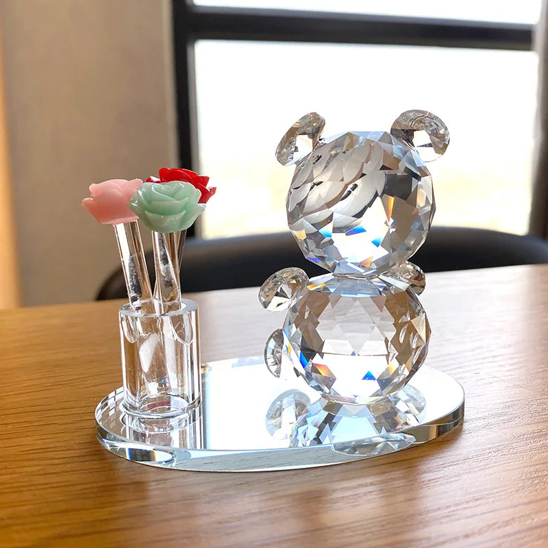 Introducing the Handmade Crystal Bear Paperweight u2013 a modern style addition to your home decor that doubles as a functional piece for those who appreciate unique touches. Double Cart provides Best products for your home in Washington, DC.