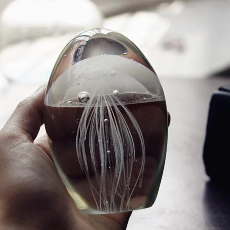 Add a touch of whimsy and elegance to your living space with this stunning Handmade Glass Jellyfish Figurine. Double Cart provides Best products for your home in Philadelphia, PA.