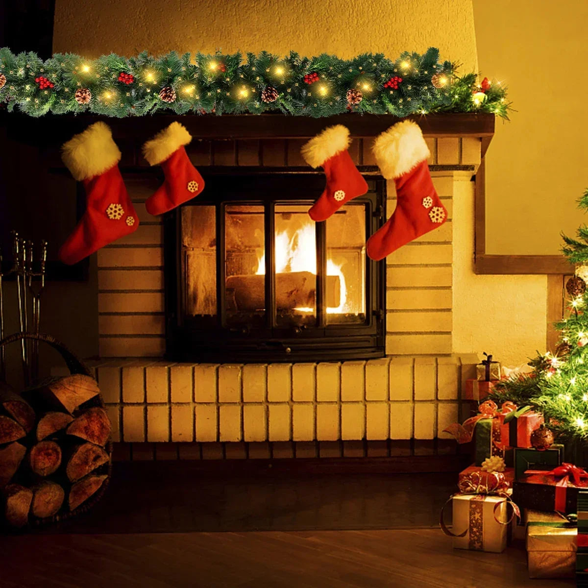 Elevate your Christmas decor with this LED Christmas Rattan Garland that promises to bring a festive and cozy vibe to your home during the holiday season. Double Cart provides Best products for your home in Charlotte, NC.