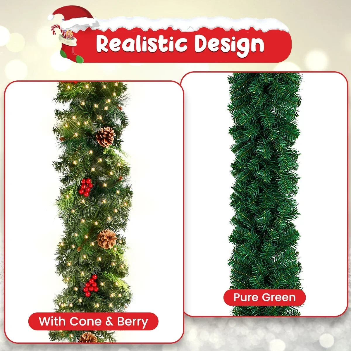Elevate your Christmas decor with this LED Christmas Rattan Garland that promises to bring a festive and cozy vibe to your home during the holiday season. Double Cart provides Best products for your home in Denver, CO.