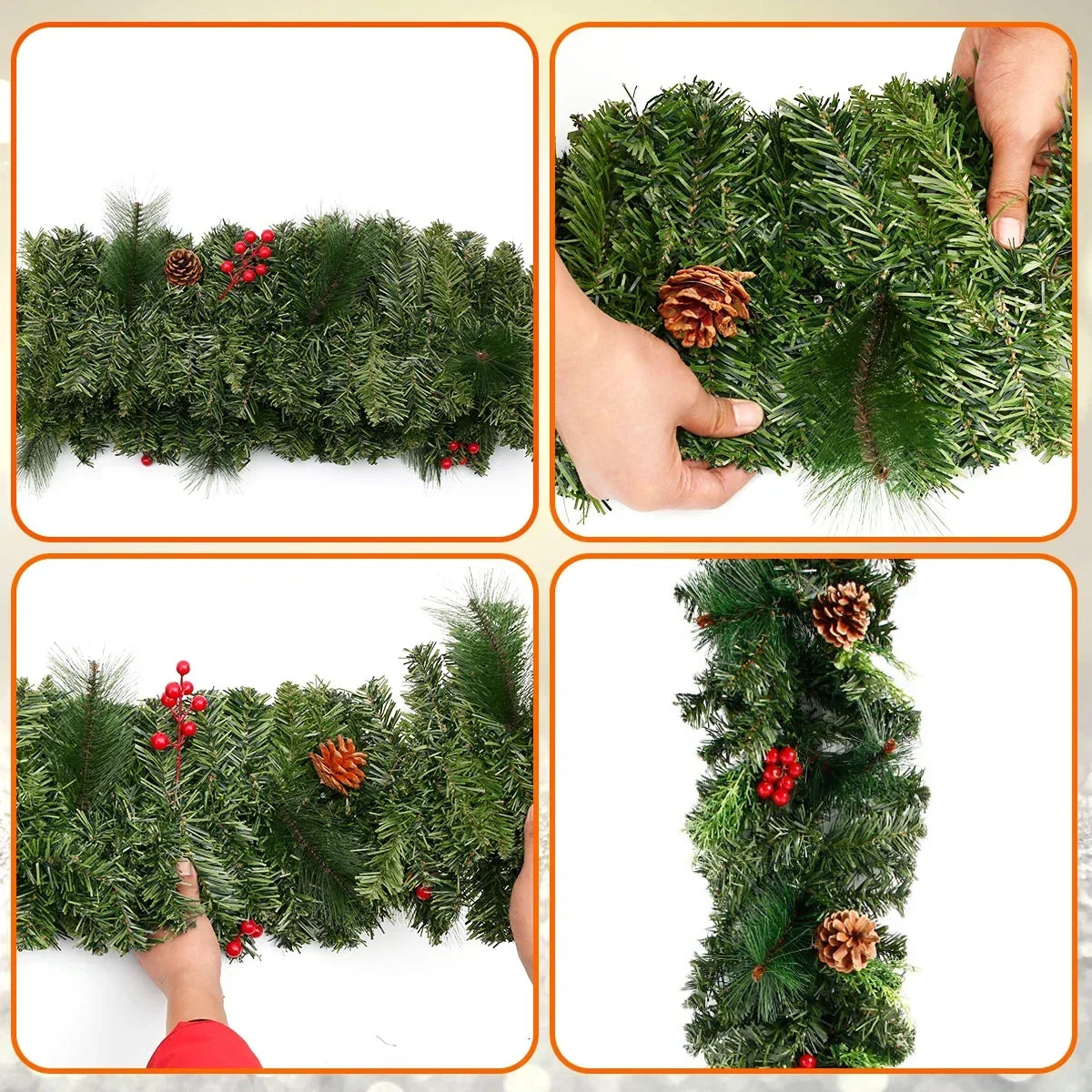 Elevate your Christmas decor with this LED Christmas Rattan Garland that promises to bring a festive and cozy vibe to your home during the holiday season. Double Cart provides Best products for your home in Los Angeles, CA.