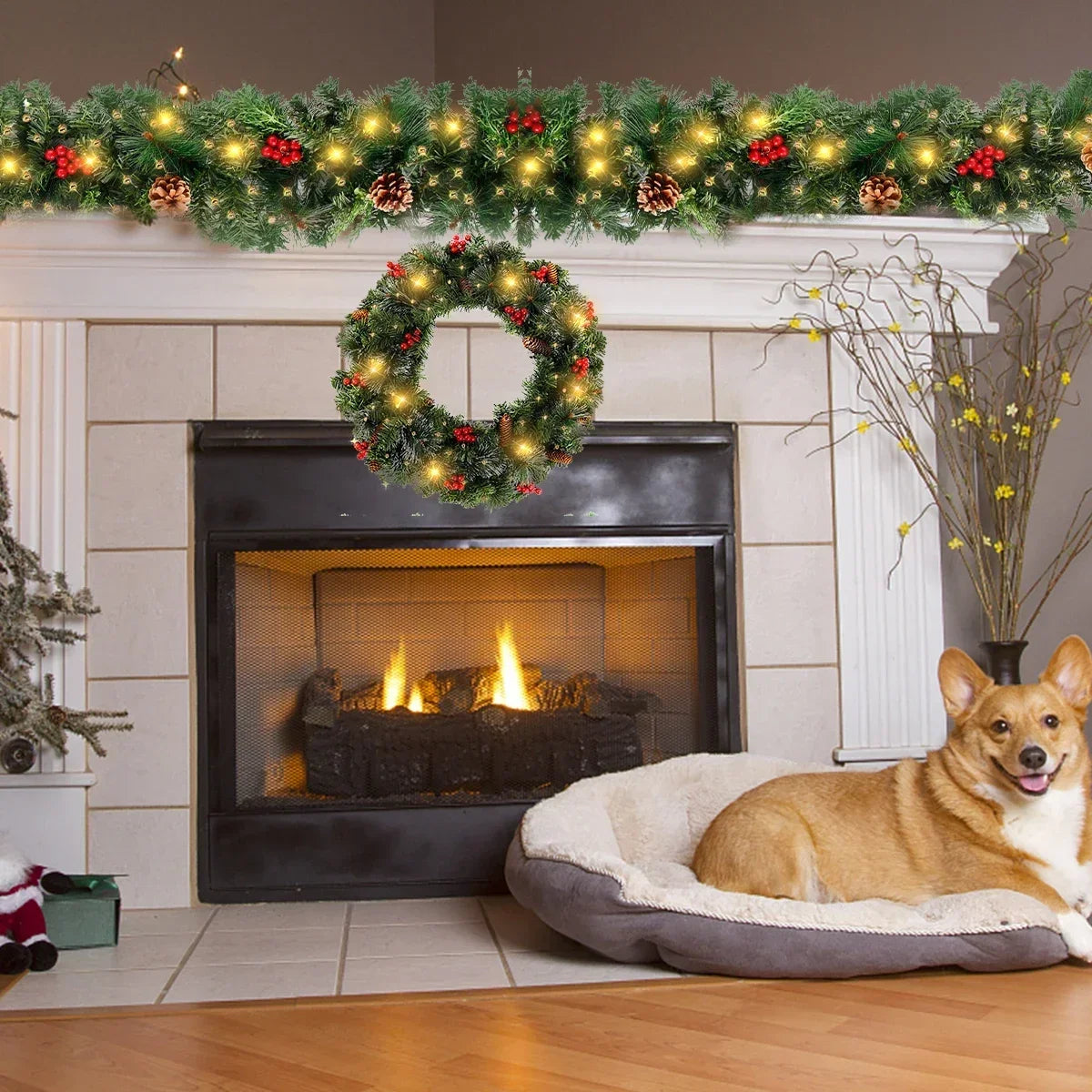 Elevate your Christmas decor with this LED Christmas Rattan Garland that promises to bring a festive and cozy vibe to your home during the holiday season. Double Cart provides Best products for your home in Minneapolis, MN.