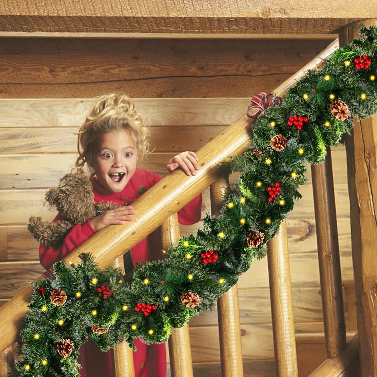 Elevate your Christmas decor with this LED Christmas Rattan Garland that promises to bring a festive and cozy vibe to your home during the holiday season. Double Cart provides Best products for your home in New Orleans, LA.