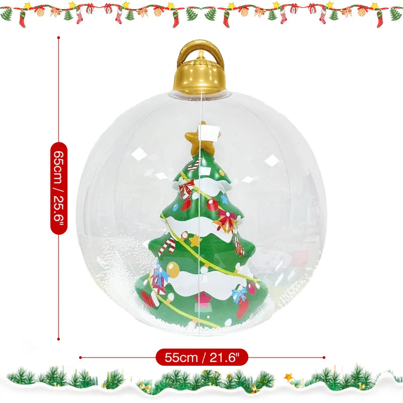 Get ready to make a statement this holiday season with our Large Outdoor Christmas PVC Inflatable Ball with Lights! At approximately 55cm when inflated, these giant balls are sure to be eye-catching from afar, adding a festive touch to your outdoor decor. Double Cart provides Best products for your home in Columbus, OH.