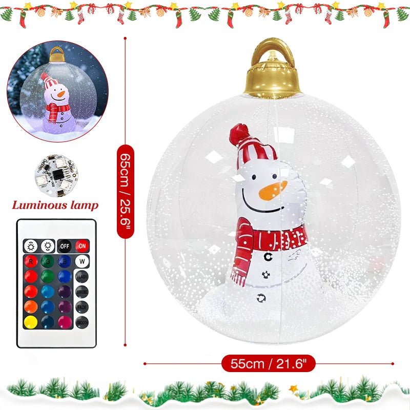 Get ready to make a statement this holiday season with our Large Outdoor Christmas PVC Inflatable Ball with Lights! At approximately 55cm when inflated, these giant balls are sure to be eye-catching from afar, adding a festive touch to your outdoor decor. Double Cart provides Best products for your home in Indianapolis, IN.