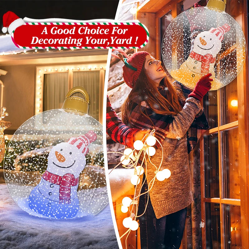Get ready to make a statement this holiday season with our Large Outdoor Christmas PVC Inflatable Ball with Lights! At approximately 55cm when inflated, these giant balls are sure to be eye-catching from afar, adding a festive touch to your outdoor decor. Double Cart provides Best products for your home in Nashville, TN.