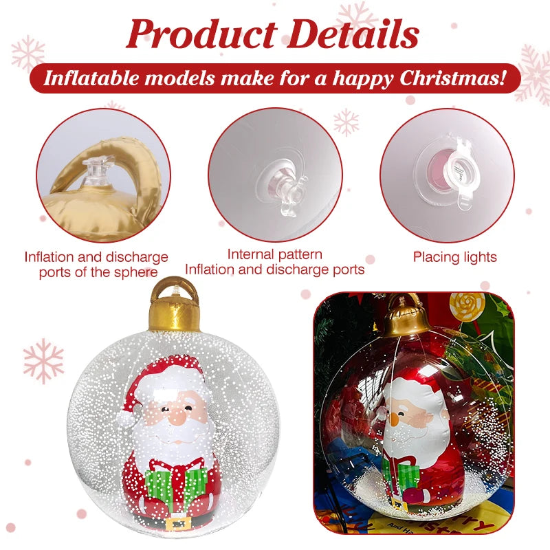 Get ready to make a statement this holiday season with our Large Outdoor Christmas PVC Inflatable Ball with Lights! At approximately 55cm when inflated, these giant balls are sure to be eye-catching from afar, adding a festive touch to your outdoor decor. Double Cart provides Best products for your home in Philadelphia, PA.