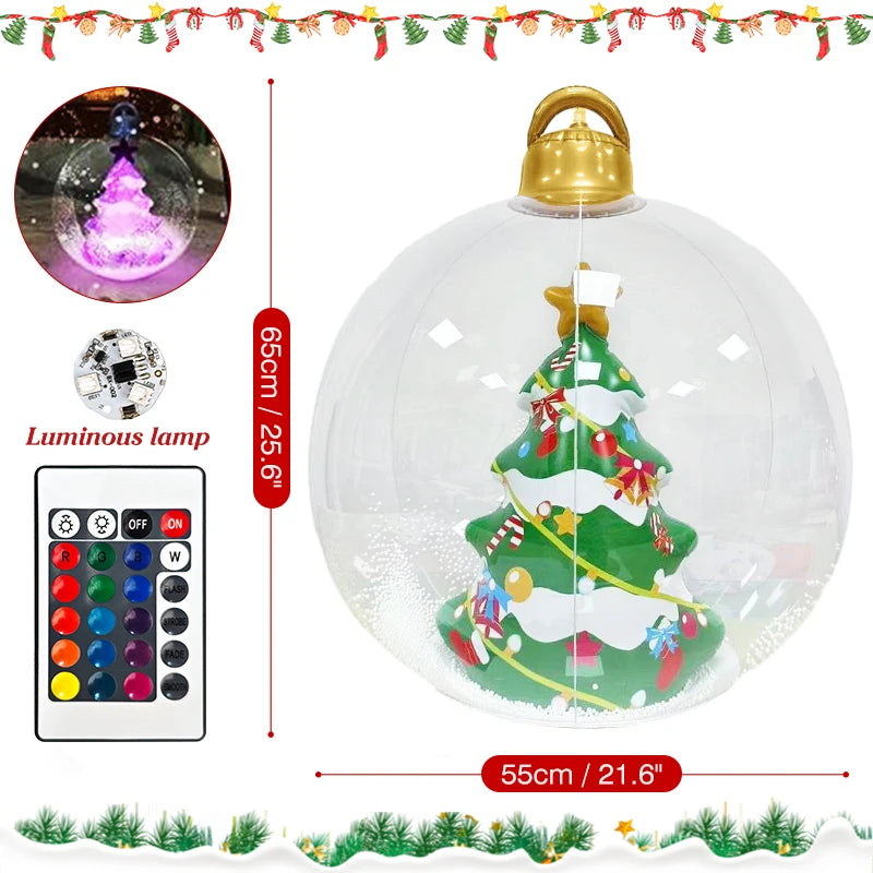 Get ready to make a statement this holiday season with our Large Outdoor Christmas PVC Inflatable Ball with Lights! At approximately 55cm when inflated, these giant balls are sure to be eye-catching from afar, adding a festive touch to your outdoor decor. Double Cart provides Best products for your home in San Francisco, CA.