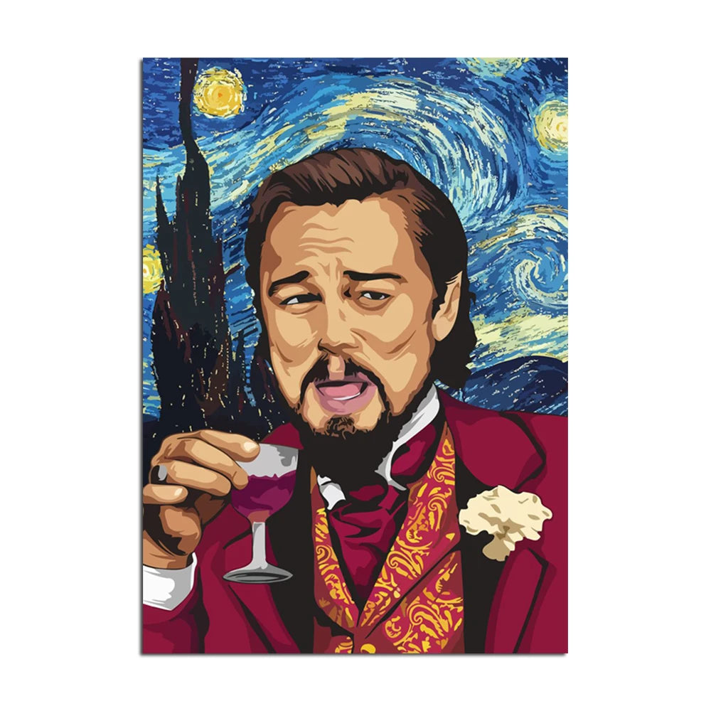 Create a statement wall in your home with the Leonardo DiCaprio Great Gatsby Movie Star Canvas Print. Double Cart provides Best products for your home in Seattle, WA.