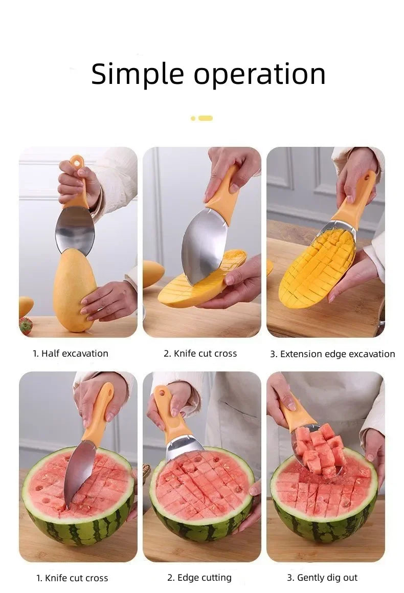This handy tool is a must-have for any mango lover out there! Made of durable stainless steel, the Mango Slicer and Pulp Separator is designed to make enjoying your favorite fruit easier than ever. Double Cart provides Best products for your home in Raleigh, NC.