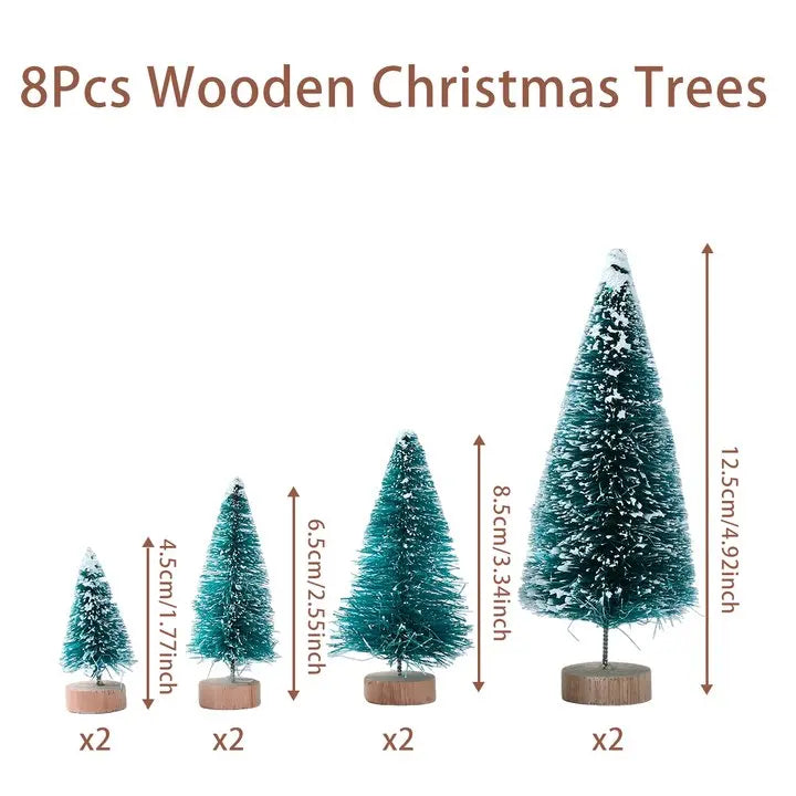 Introducing the charming Mini Wooden Christmas Tree Tabletop Ornament Decor! Handcrafted with care using small sisal pine, this adorable piece adds a touch of festive cheer to any space. Double Cart provides Best products for your home in San Francisco, CA.
