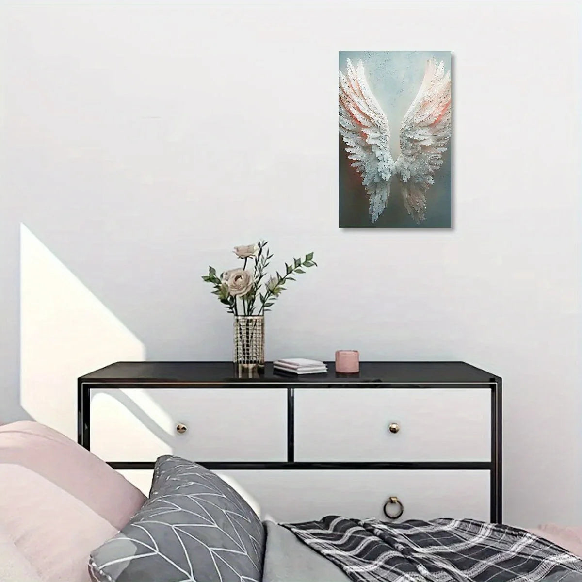 This modern HD canvas painting with a wooden frame is a perfect addition to your home decor, enhancing the aesthetic value with its high-quality artistry. Double Cart provides Best products for your home in Kansas City, MO.