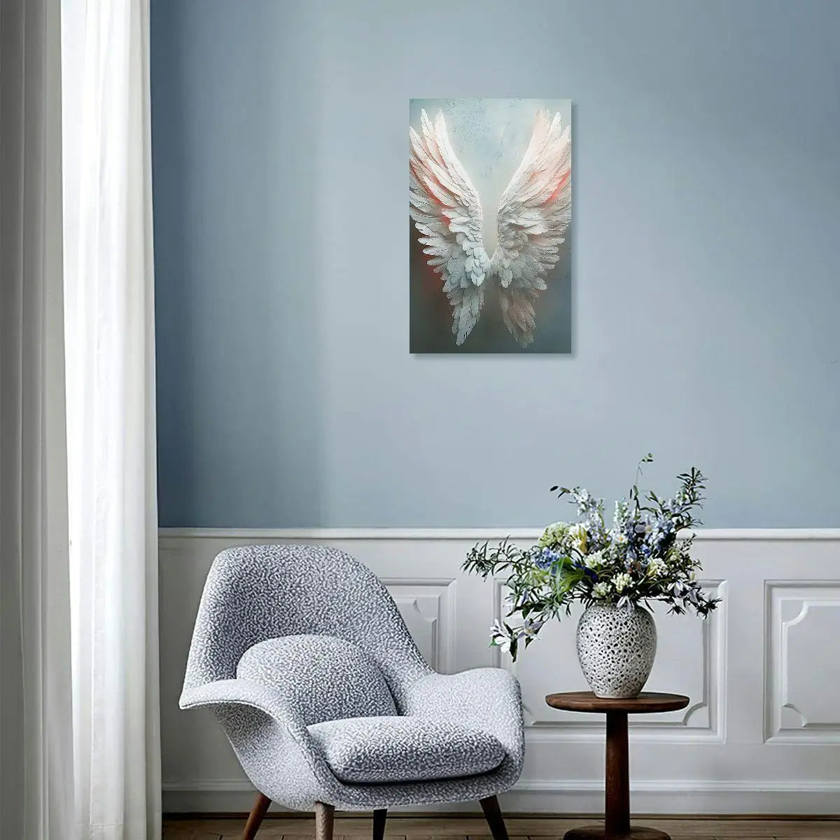 This modern HD canvas painting with a wooden frame is a perfect addition to your home decor, enhancing the aesthetic value with its high-quality artistry. Double Cart provides Best products for your home in Raleigh, NC.