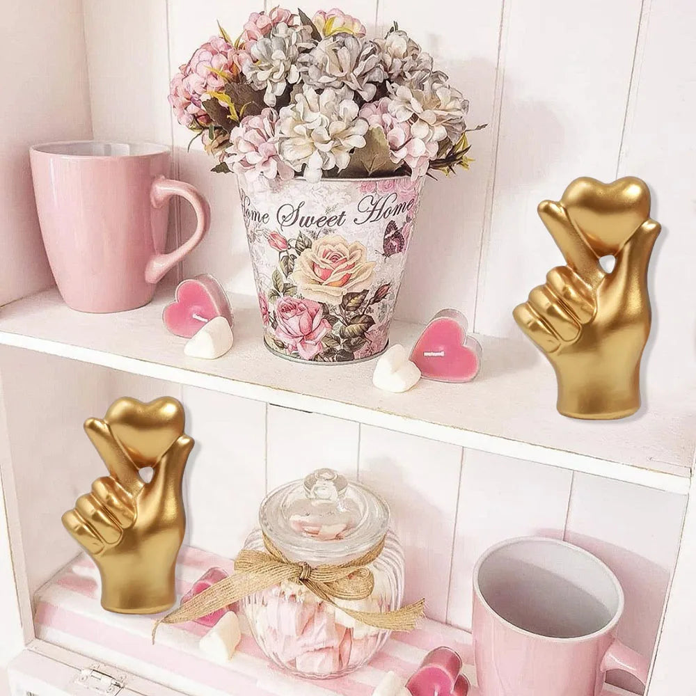 This stunning Heart Gesture Sculpture is a charming addition to any desktop or shelf. Double Cart provides Best products for your home in Charlotte, NC.