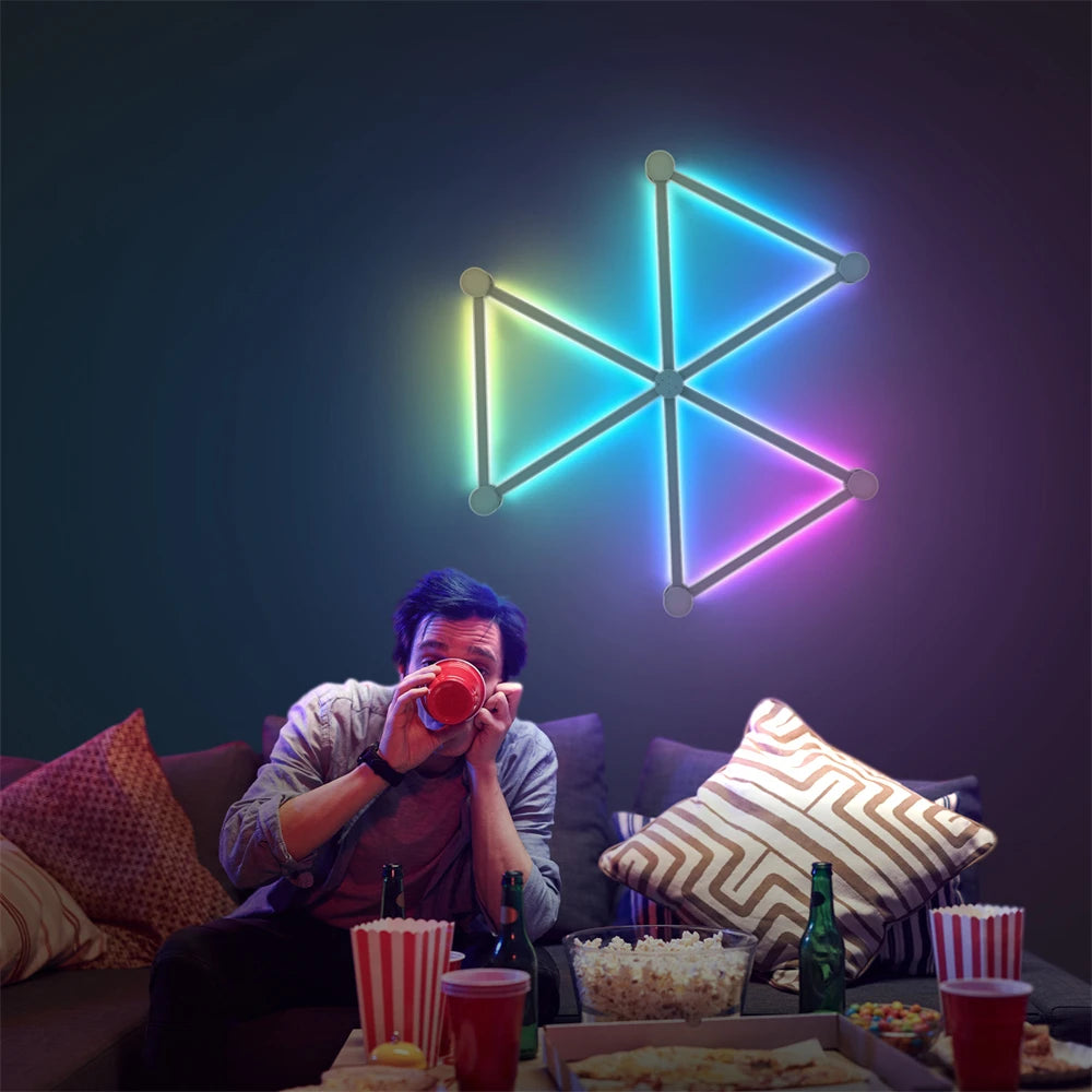 Transform any space into a dynamic and vibrant environment with this RGB Smart Wall Light DIY Kit perfect for gaming setups, bedrooms, or bars. Double Cart provides Best products for your home in Milwaukee, WI.
