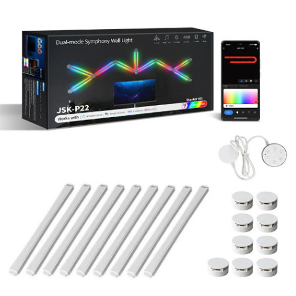 Transform any space into a dynamic and vibrant environment with this RGB Smart Wall Light DIY Kit perfect for gaming setups, bedrooms, or bars. Double Cart provides Best products for your home in San Antonio, TX.