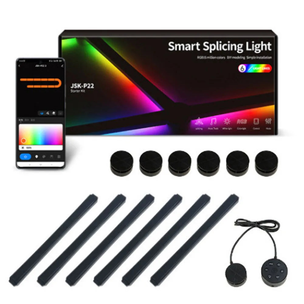 Transform any space into a dynamic and vibrant environment with this RGB Smart Wall Light DIY Kit perfect for gaming setups, bedrooms, or bars. Double Cart provides Best products for your home in Tampa, FL.