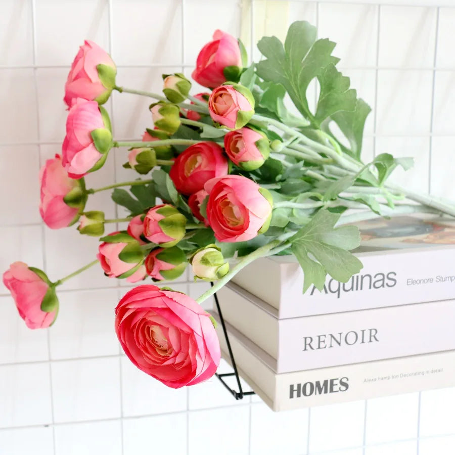 Upgrade your wedding or home decor with these stunning Real Touch Artificial Ranunculus Flowers. Double Cart provides Best products for your home in Charlotte, NC.