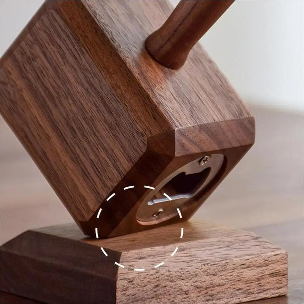 Are you on the lookout for a fun and unique gift for Christmas or Thanksgiving? Look no further! Introducing our Wooden Hammer Bottle Opener with a Magnetic Base - a delightful addition to any home bar or kitchen. Double Cart provides Best products for your home in Los Angeles, CA.