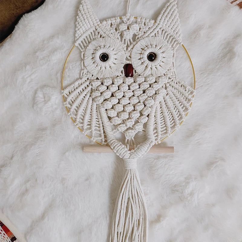Introducing the Woven Owl Macrame Room Decor, a stunning addition to elevate your home's boho charm effortlessly. Double Cart provides Best products for your home in San Diego, CA.