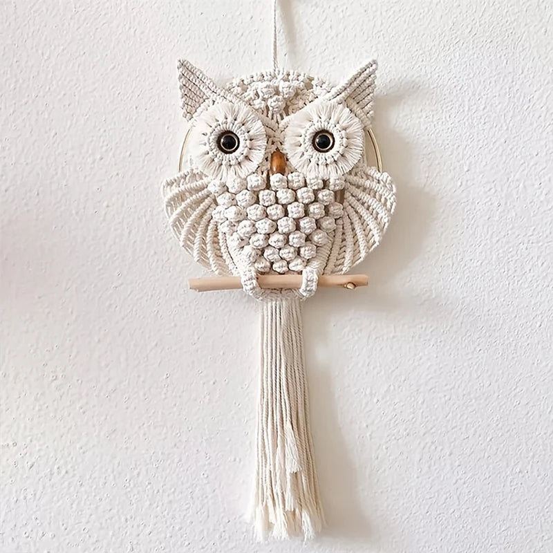 Introducing the Woven Owl Macrame Room Decor, a stunning addition to elevate your home's boho charm effortlessly. Double Cart provides Best products for your home in Seattle, WA.