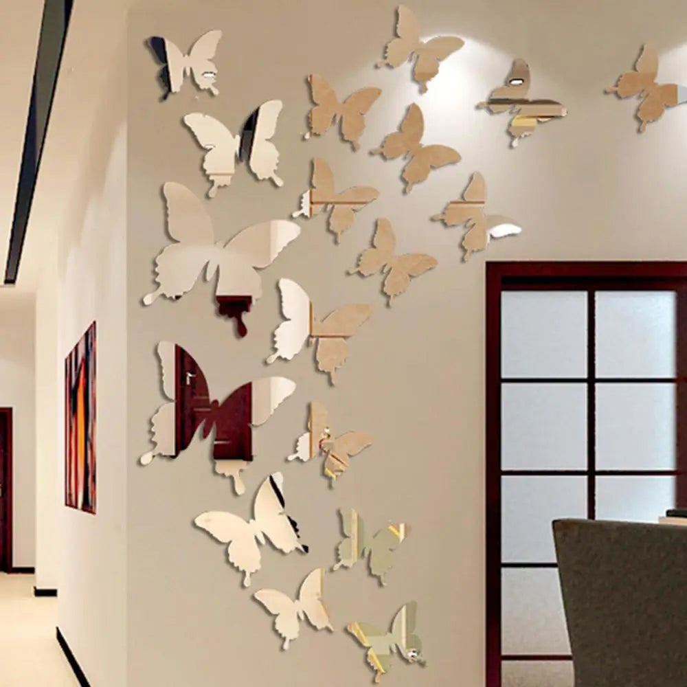 Transform any room into a whimsical wonderland with this 12-piece set of 3D Butterfly Mirror Wall Stickers. Double Cart provides Best products for your home in Las Vegas, NV.