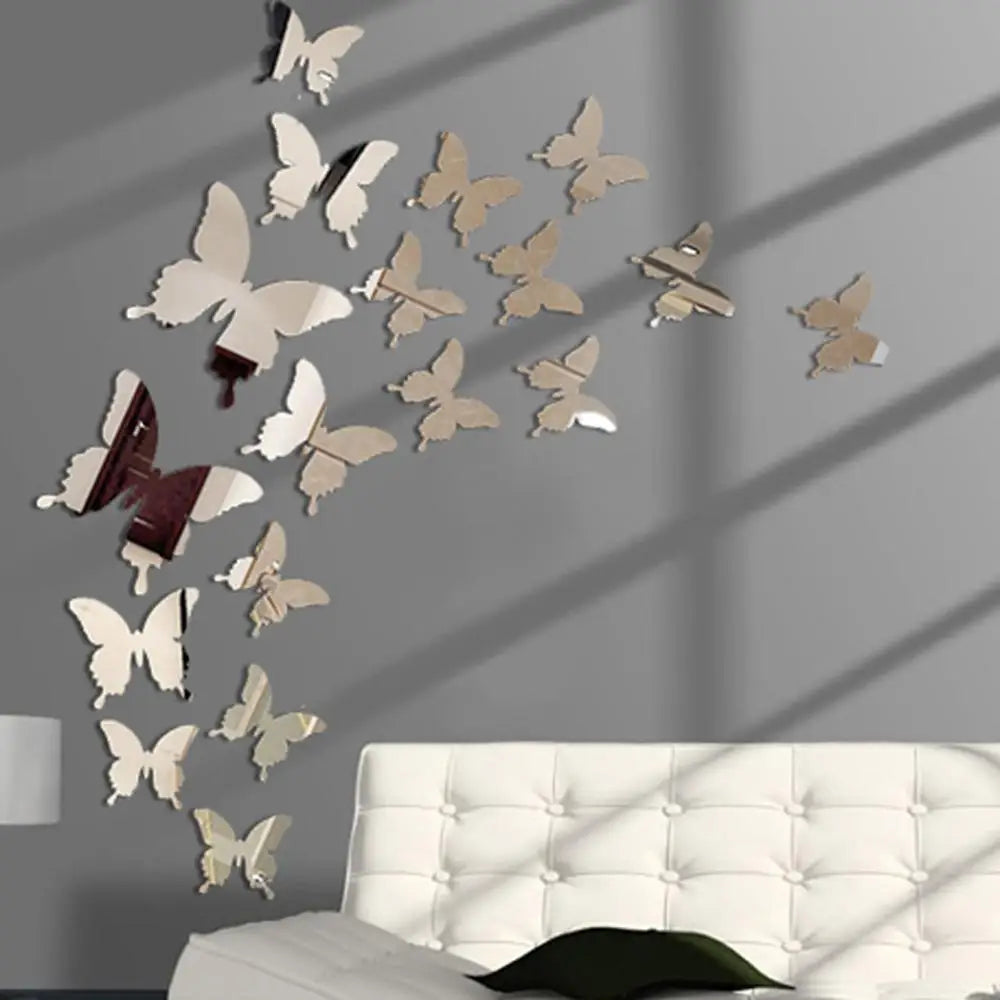 Transform any room into a whimsical wonderland with this 12-piece set of 3D Butterfly Mirror Wall Stickers. Double Cart provides Best products for your home in Los Angeles, CA.